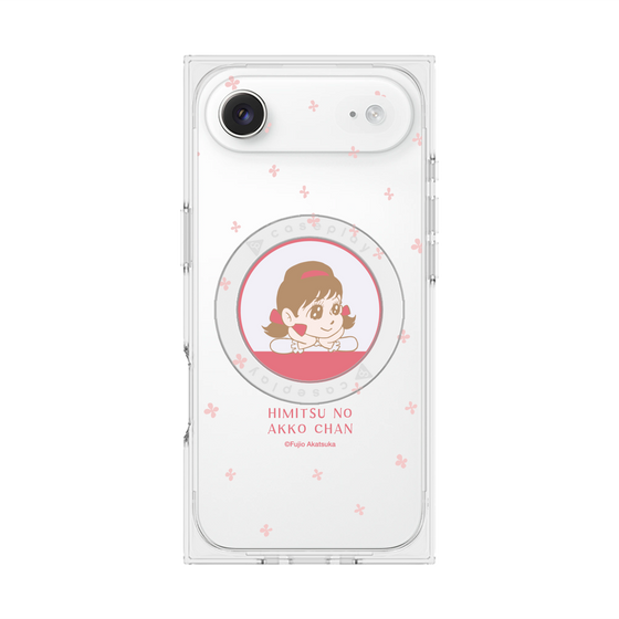 プレミアムスクエアケース with MagSafe［ ひみつのアッコちゃん - アッコちゃん - クリア ］