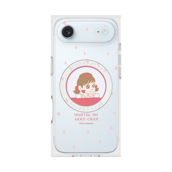 プレミアムスクエアケース with MagSafe［ ひみつのアッコちゃん - アッコちゃん - クリア ］