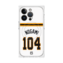 プレミアムスクエアケース with MagSafe［ 読売ジャイアンツ - #104 NOGAMI - ホーム ］