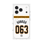 プレミアムスクエアケース with MagSafe［ 読売ジャイアンツ - #063 HANADA - ホーム ］