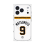 プレミアムスクエアケース with MagSafe［ 読売ジャイアンツ - #9 MATSUMOTO - ホーム ］