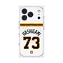 プレミアムスクエアケース with MagSafe［ 読売ジャイアンツ - #73 HASHIGAMI - ホーム ］