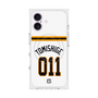 プレミアムスクエアケース with MagSafe［ 読売ジャイアンツ - #011 TOMISHIGE - ホーム ］