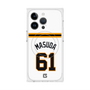 プレミアムスクエアケース with MagSafe［ 読売ジャイアンツ - #61 MASUDA - ホーム ］
