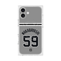 プレミアムスクエアケース with MagSafe［ 読売ジャイアンツ - #59 WAKABAYASHI - ビジター ］