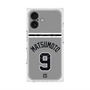 プレミアムスクエアケース with MagSafe［ 読売ジャイアンツ - #9 MATSUMOTO - ビジター ］