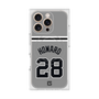 プレミアムスクエアケース with MagSafe［ 読売ジャイアンツ - #28 HOWARD - ビジター ］