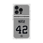 プレミアムスクエアケース with MagSafe［ 読売ジャイアンツ - #42 MATA - ビジター ］