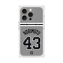 プレミアムスクエアケース with MagSafe［ 読売ジャイアンツ - #43 NORIMOTO - ビジター ］