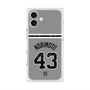 プレミアムスクエアケース with MagSafe［ 読売ジャイアンツ - #43 NORIMOTO - ビジター ］