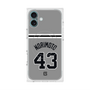 プレミアムスクエアケース with MagSafe［ 読売ジャイアンツ - #43 NORIMOTO - ビジター ］