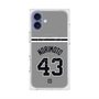 プレミアムスクエアケース with MagSafe［ 読売ジャイアンツ - #43 NORIMOTO - ビジター ］