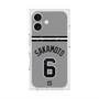 プレミアムスクエアケース with MagSafe［ 読売ジャイアンツ - #6 SAKAMOTO - ビジター ］