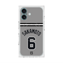 プレミアムスクエアケース with MagSafe［ 読売ジャイアンツ - #6 SAKAMOTO - ビジター ］