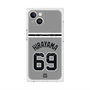 プレミアムスクエアケース with MagSafe［ 読売ジャイアンツ - #69 HIRAYAMA - ビジター ］