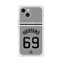 プレミアムスクエアケース with MagSafe［ 読売ジャイアンツ - #69 HIRAYAMA - ビジター ］