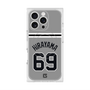プレミアムスクエアケース with MagSafe［ 読売ジャイアンツ - #69 HIRAYAMA - ビジター ］