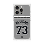 プレミアムスクエアケース with MagSafe［ 読売ジャイアンツ - #73 HASHIGAMI - ビジター ］
