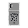 プレミアムスクエアケース with MagSafe［ 読売ジャイアンツ - #73 HASHIGAMI - ビジター ］