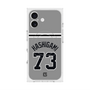 プレミアムスクエアケース with MagSafe［ 読売ジャイアンツ - #73 HASHIGAMI - ビジター ］