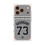プレミアムスクエアケース with MagSafe［ 読売ジャイアンツ - #73 HASHIGAMI - ビジター ］