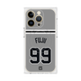 プレミアムスクエアケース with MagSafe［ 読売ジャイアンツ - #99 FUJII - ビジター ］