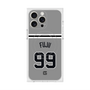 プレミアムスクエアケース with MagSafe［ 読売ジャイアンツ - #99 FUJII - ビジター ］