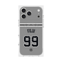 プレミアムスクエアケース with MagSafe［ 読売ジャイアンツ - #99 FUJII - ビジター ］