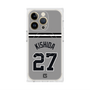 プレミアムスクエアケース with MagSafe［ 読売ジャイアンツ - #27 KISHIDA - ビジター ］