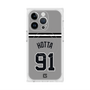 プレミアムスクエアケース with MagSafe［ 読売ジャイアンツ - #91 HOTTA - ビジター ］