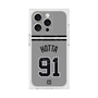 プレミアムスクエアケース with MagSafe［ 読売ジャイアンツ - #91 HOTTA - ビジター ］