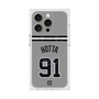 プレミアムスクエアケース with MagSafe［ 読売ジャイアンツ - #91 HOTTA - ビジター ］