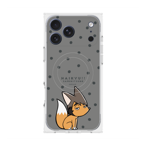 プレミアムスクエアケース with MagSafe［ ハイキュー!! - サムキツネ ］