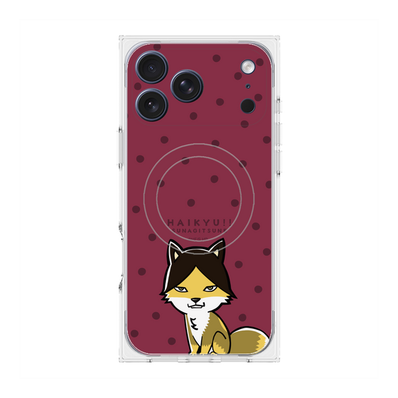 プレミアムスクエアケース with MagSafe［ ハイキュー!! - スナギツネ ］
