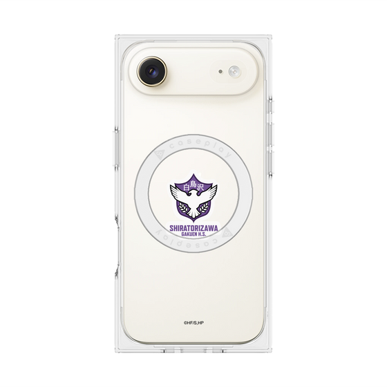 プレミアムスクエアケース with MagSafe［ ハイキュー!! - スクールバッジ - 白鳥沢学園高校 ］