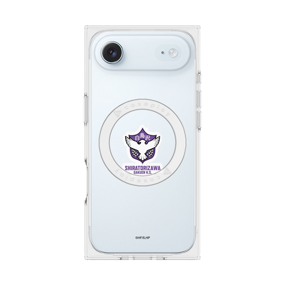 プレミアムスクエアケース with MagSafe［ ハイキュー!! - スクールバッジ - 白鳥沢学園高校 ］