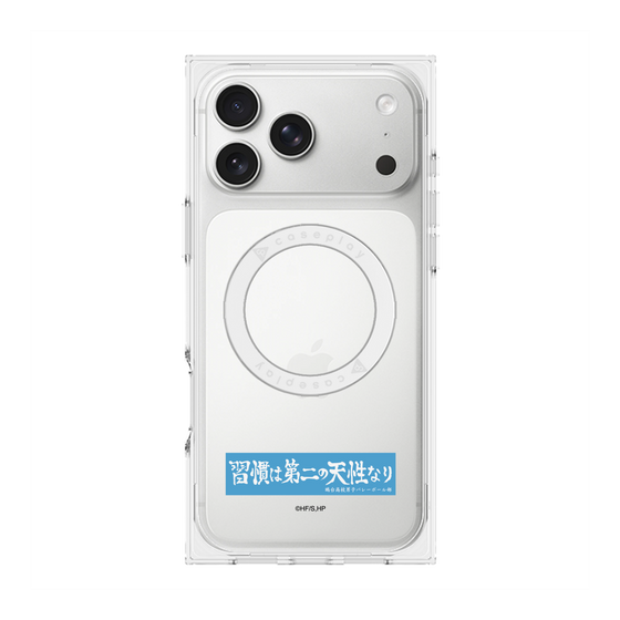 プレミアムスクエアケース with MagSafe［ ハイキュー!! - 横断幕 - 鴎台高校 ］
