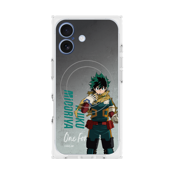 プレミアムスクエアケース with MagSafe［ 僕のヒーローアカデミア - 立ち絵 - 緑谷 出久 ］