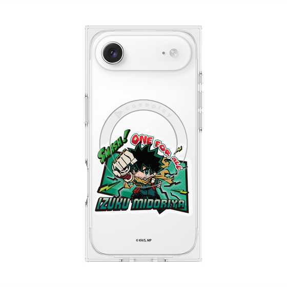 プレミアムスクエアケース with MagSafe［ 僕のヒーローアカデミア - ミニキャラ - 緑谷 出久 ］