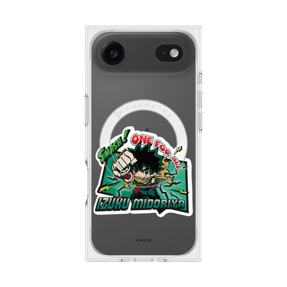 プレミアムスクエアケース with MagSafe［ 僕のヒーローアカデミア - ミニキャラ - 緑谷 出久 ］