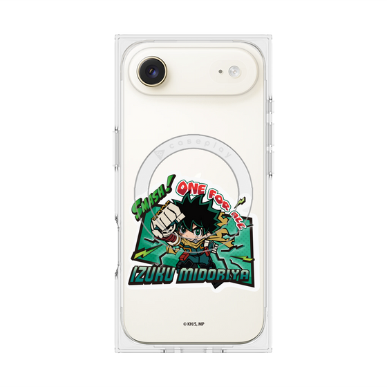 プレミアムスクエアケース with MagSafe［ 僕のヒーローアカデミア - ミニキャラ - 緑谷 出久 ］