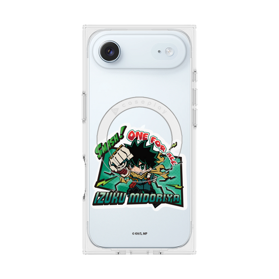 プレミアムスクエアケース with MagSafe［ 僕のヒーローアカデミア - ミニキャラ - 緑谷 出久 ］