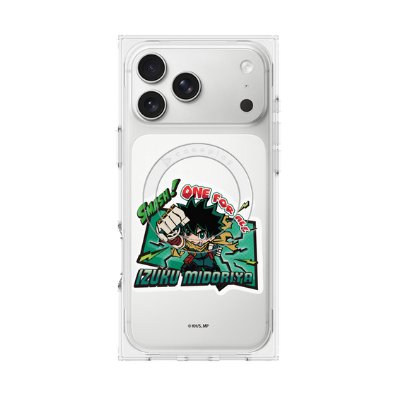 プレミアムスクエアケース with MagSafe［ 僕のヒーローアカデミア - ミニキャラ - 緑谷 出久 ］