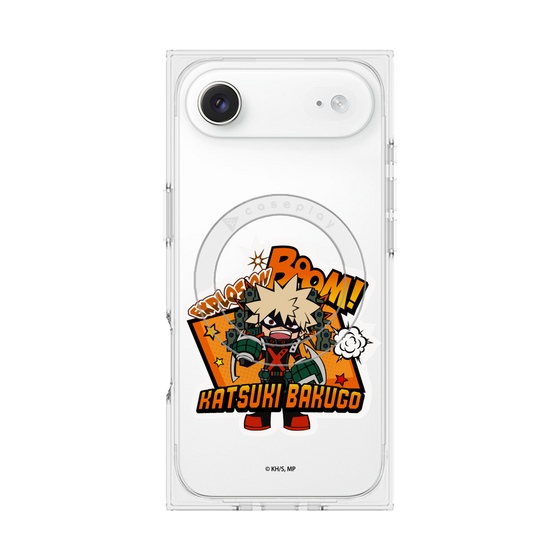 プレミアムスクエアケース with MagSafe［ 僕のヒーローアカデミア - ミニキャラ - 爆豪 勝己 ］