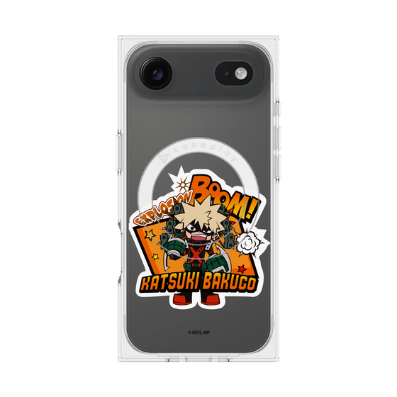 プレミアムスクエアケース with MagSafe［ 僕のヒーローアカデミア - ミニキャラ - 爆豪 勝己 ］