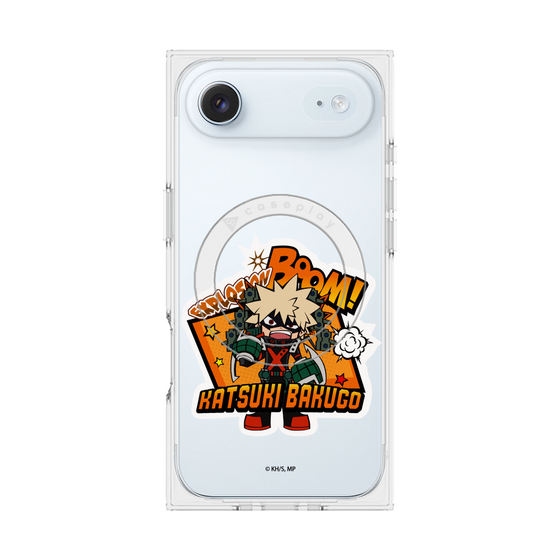 プレミアムスクエアケース with MagSafe［ 僕のヒーローアカデミア - ミニキャラ - 爆豪 勝己 ］