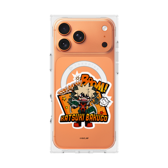 プレミアムスクエアケース with MagSafe［ 僕のヒーローアカデミア - ミニキャラ - 爆豪 勝己 ］