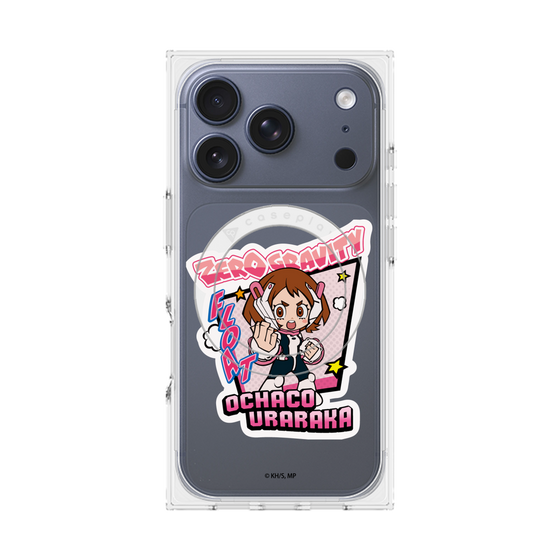 プレミアムスクエアケース with MagSafe［ 僕のヒーローアカデミア - ミニキャラ - 麗日 お茶子 ］