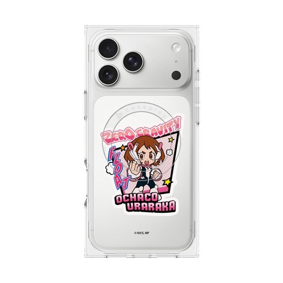 プレミアムスクエアケース with MagSafe［ 僕のヒーローアカデミア - ミニキャラ - 麗日 お茶子 ］