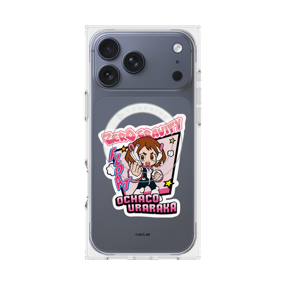 プレミアムスクエアケース with MagSafe［ 僕のヒーローアカデミア - ミニキャラ - 麗日 お茶子 ］